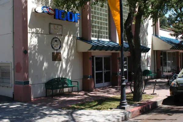 The Davis Odd Fellows Lodge downtown